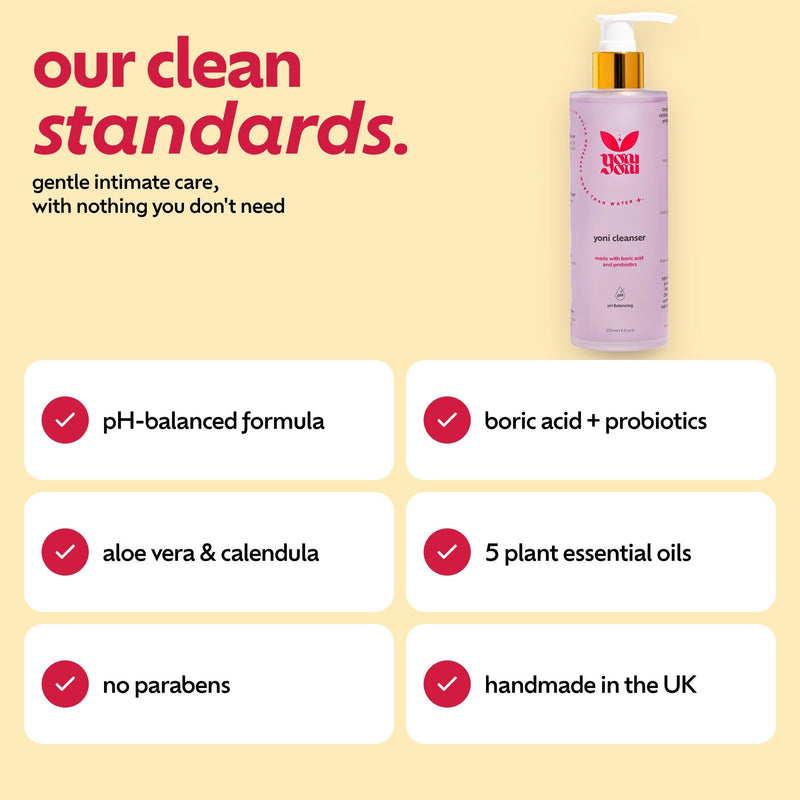 Yoni Cleanser clean standards