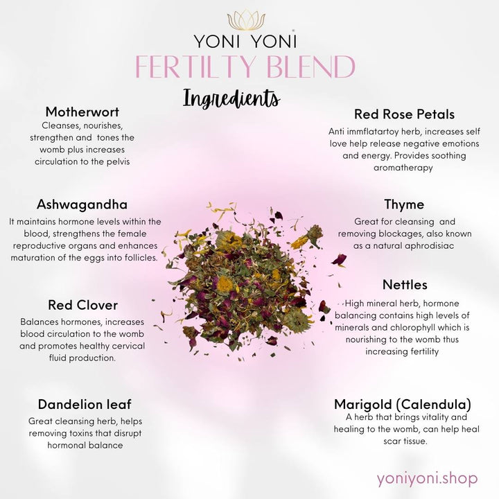 Yoni Steam Herbal Blend Fertility Blend